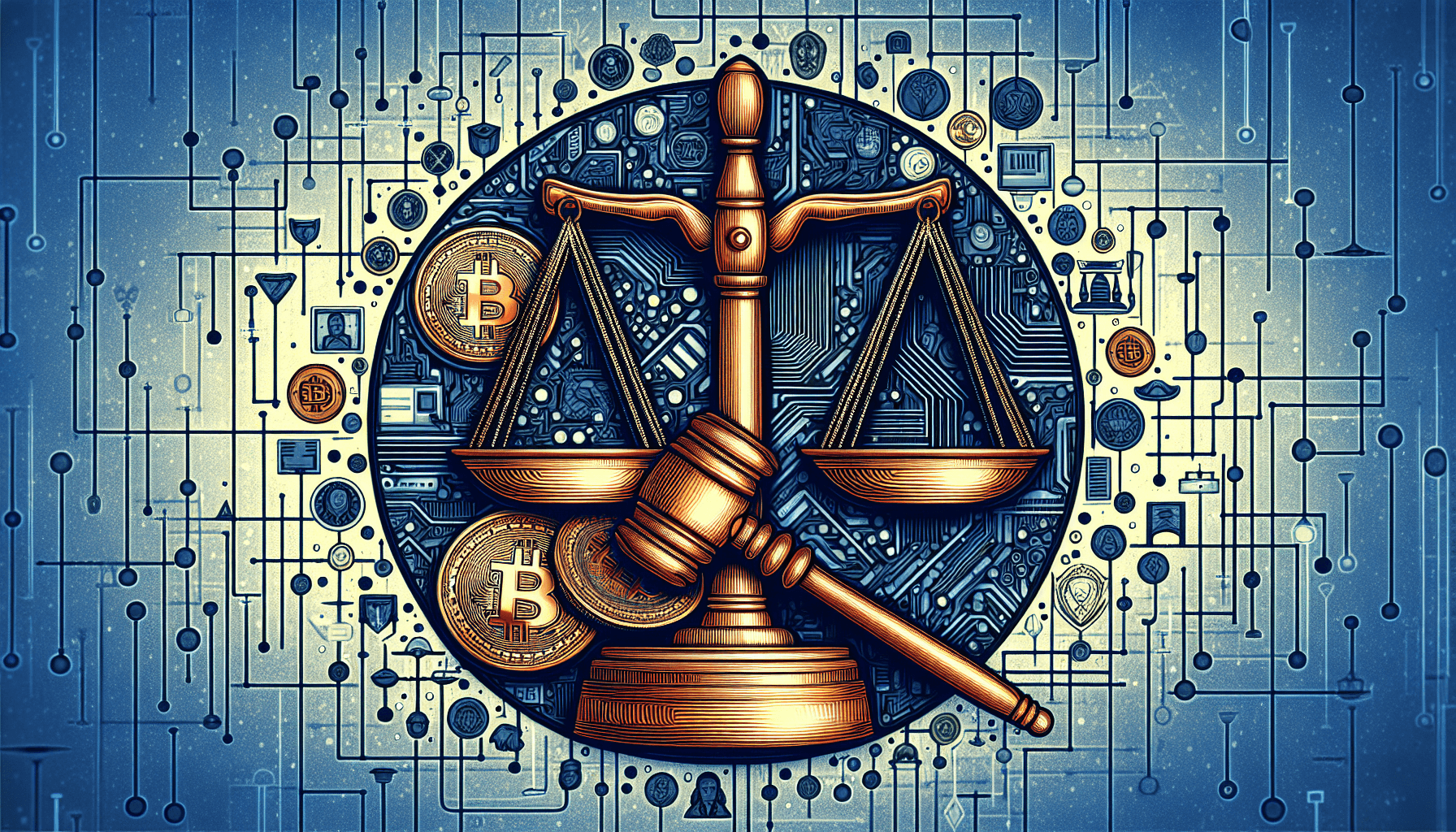 Graphic showcasing advertising laws in the crypto space