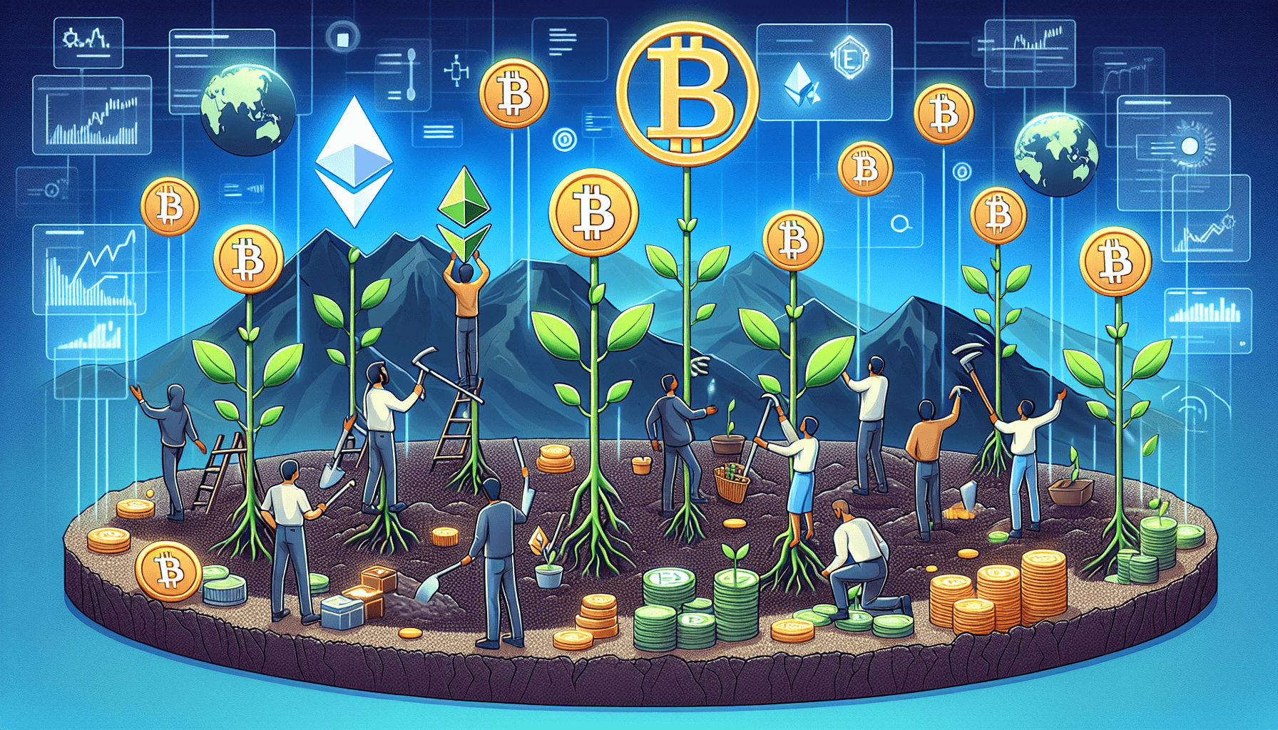 Cryptocurrency growth and affiliate roles
