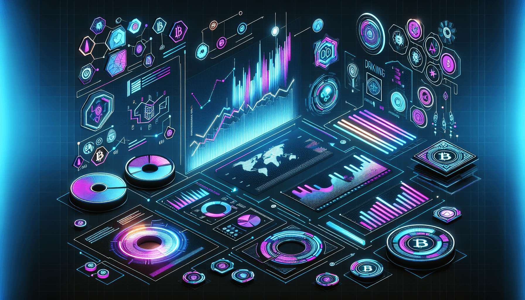 Infographic showing marketing trends in the crypto industry