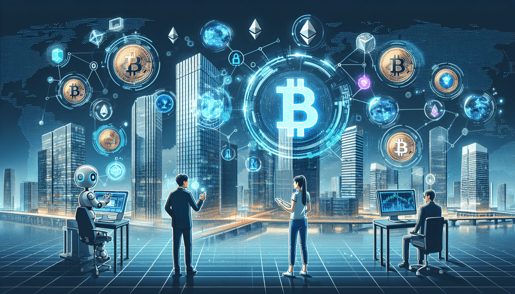 Visual depiction of future trends in crypto affiliate marketing